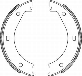 ABE CRB005ABE - Комплект тормозов, ручник, парковка autospares.lv