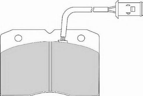 ABEX AVR105 - Тормозные колодки, дисковые, комплект autospares.lv