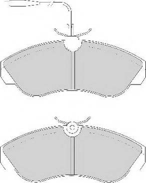 ABEX AVR112 - Тормозные колодки, дисковые, комплект autospares.lv