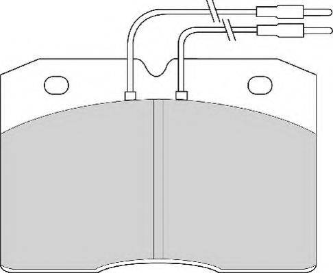 ABEX AVR130 - Тормозные колодки, дисковые, комплект autospares.lv