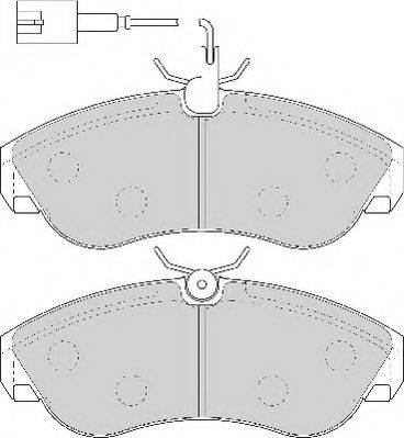 ABEX AVR129 - Тормозные колодки, дисковые, комплект autospares.lv