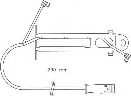 ABEX FAI150 - Сигнализатор, износ тормозных колодок autospares.lv