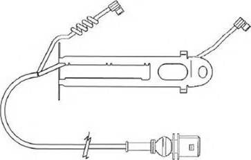 ABEX FAI151 - Сигнализатор, износ тормозных колодок autospares.lv