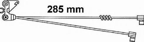 ABEX FAI125 - Сигнализатор, износ тормозных колодок autospares.lv