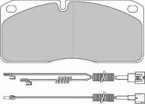 ABEX G6495 - Тормозные колодки, дисковые, комплект autospares.lv