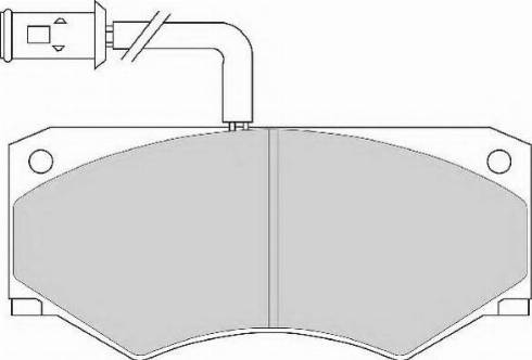 ABEX G6491 - Тормозные колодки, дисковые, комплект autospares.lv