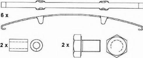 ABEX G6898FE - Тормозные колодки, дисковые, комплект autospares.lv