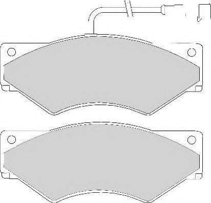 ABEX G6803 - Тормозные колодки, дисковые, комплект autospares.lv