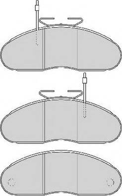 ABEX G6304 - Тормозные колодки, дисковые, комплект autospares.lv