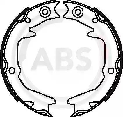 A.B.S. 9003 - Комплект тормозов, ручник, парковка autospares.lv