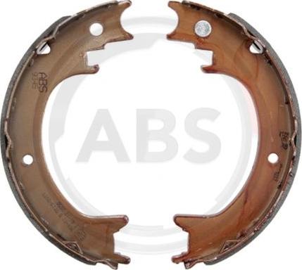 A.B.S. 9345 - Комплект тормозов, ручник, парковка autospares.lv