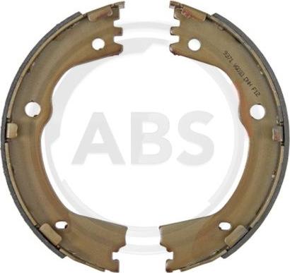 A.B.S. 9371 - Комплект тормозов, ручник, парковка autospares.lv