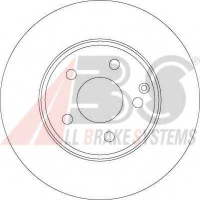 A.B.S. 17403 OE - Тормозной диск autospares.lv