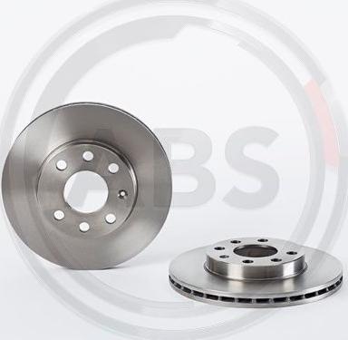 A.B.S. 09.9607.14 - Тормозной диск autospares.lv