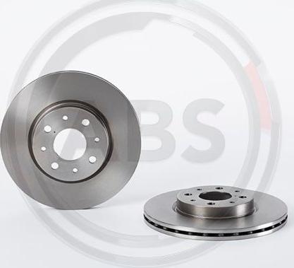 A.B.S. 09.9631.14 - Тормозной диск autospares.lv