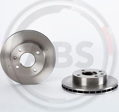A.B.S. 09.4914.34 - Тормозной диск autospares.lv