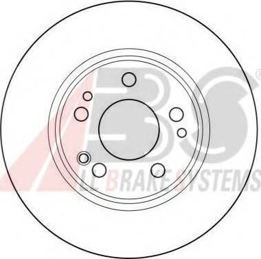 A.B.S. 15789 OE - Тормозной диск autospares.lv