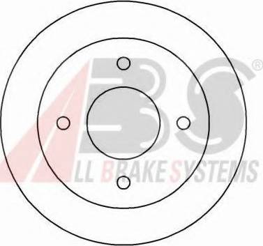 A.B.S. 16157 OE - Тормозной диск autospares.lv