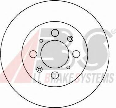 A.B.S. 16059 OE - Тормозной диск autospares.lv