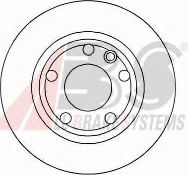 A.B.S. 16083 OE - Тормозной диск autospares.lv