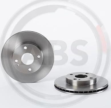A.B.S. 09.5581.34 - Тормозной диск autospares.lv