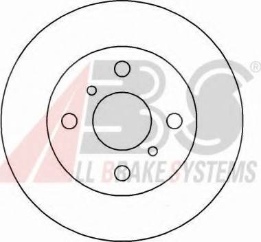 A.B.S. 16652 OE - Тормозной диск autospares.lv