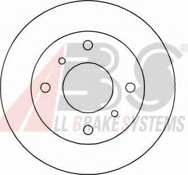 A.B.S. 15888 OE - Тормозной диск autospares.lv