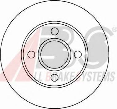 A.B.S. 16226 OE - Тормозной диск autospares.lv