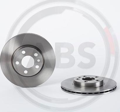 A.B.S. 09.5870.34 - Тормозной диск autospares.lv