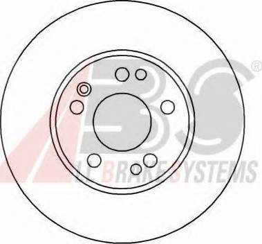 A.B.S. 16107 OE - Тормозной диск autospares.lv