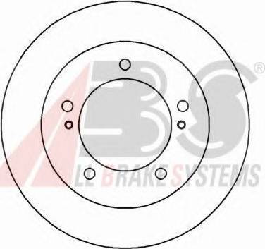 A.B.S. 16294 OE - Тормозной диск autospares.lv