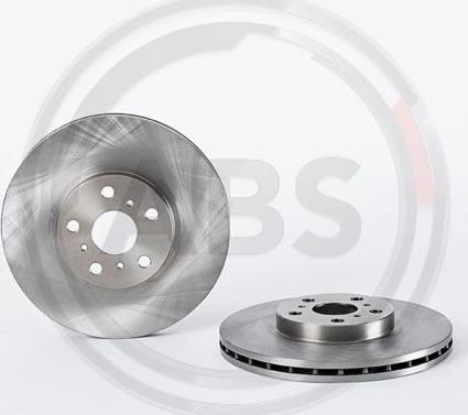A.B.S. 09.6806.10 - Тормозной диск autospares.lv