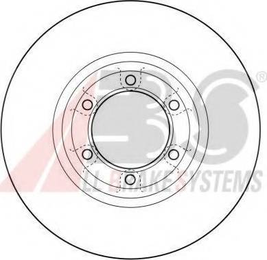 A.B.S. 16074 OE - Тормозной диск autospares.lv