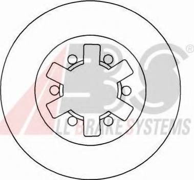 A.B.S. 16054 OE - Тормозной диск autospares.lv