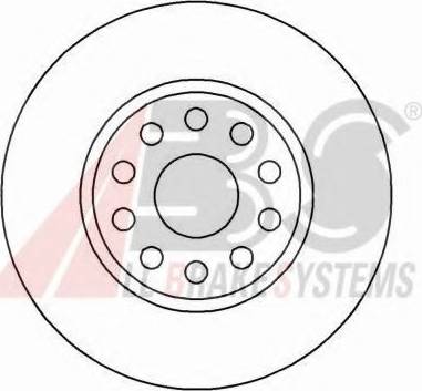 A.B.S. 16582 OE - Тормозной диск autospares.lv