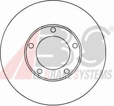 A.B.S. 16235 OE - Тормозной диск autospares.lv