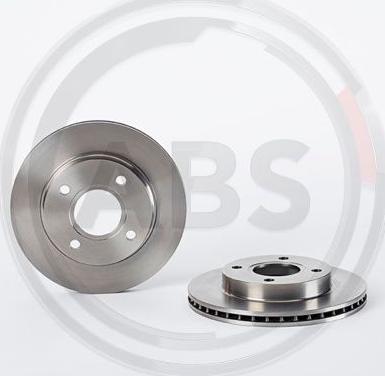 A.B.S. 09.6727.34 - Тормозной диск autospares.lv