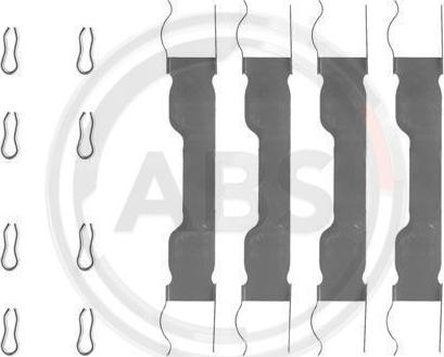 A.B.S. 0909Q - Комплектующие для колодок дискового тормоза autospares.lv