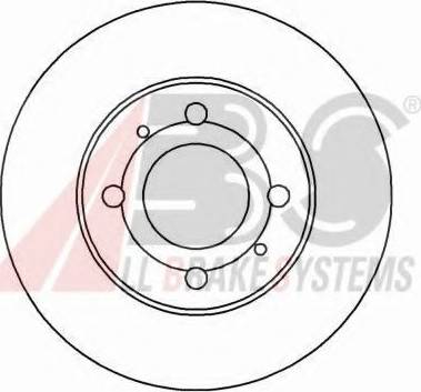 A.B.S. 15047 OE - Тормозной диск autospares.lv