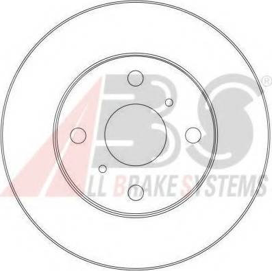 A.B.S. 17027 OE - Тормозной диск autospares.lv