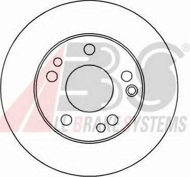 A.B.S. 15816 OE - Тормозной диск autospares.lv