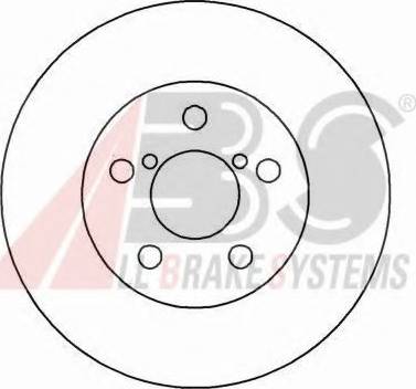 A.B.S. 16554 OE - Тормозной диск autospares.lv