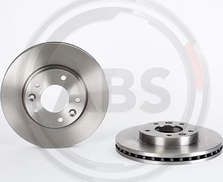 A.B.S. 09.A609.10 - Тормозной диск autospares.lv