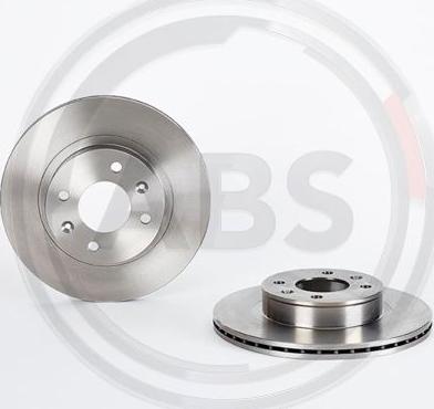 A.B.S. 09.A867.10 - Тормозной диск autospares.lv