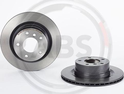 A.B.S. 09.B414.11 - Тормозной диск autospares.lv