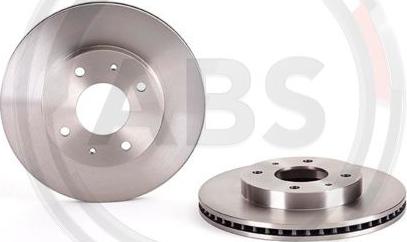 A.B.S. 09.B617.10 - Тормозной диск autospares.lv