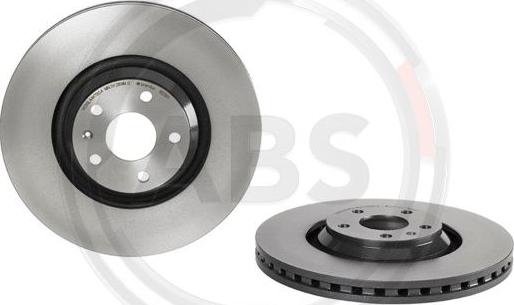 A.B.S. 09.B038.11 - Тормозной диск autospares.lv