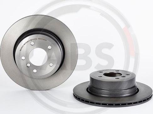 A.B.S. 09.B313.11 - Тормозной диск autospares.lv