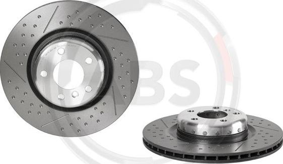 A.B.S. 09.C400.13 - Тормозной диск autospares.lv