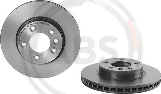 A.B.S. 09.C881.11 - Тормозной диск autospares.lv